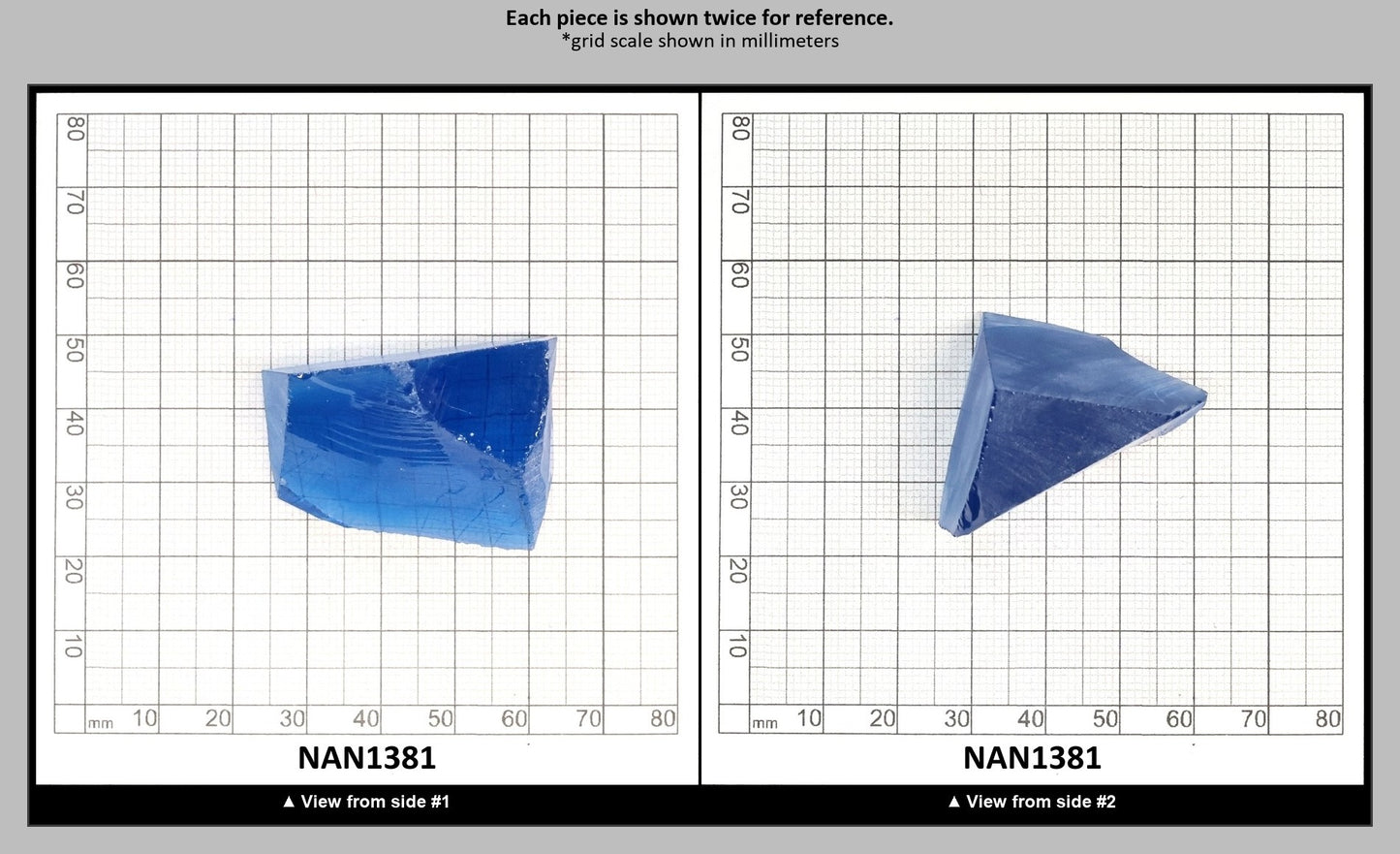 Nanosital Simulated Extra Swiss Topaz Lab Created Faceting Rough for Gem Cutting - #E-257 - Various Sizes : NAN1381