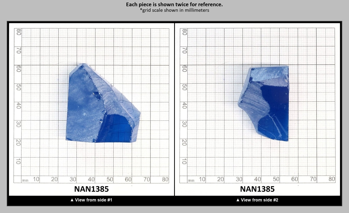Nanosital Simulated Extra Swiss Topaz Lab Created Faceting Rough for Gem Cutting - #E-257 - Various Sizes : NAN1385
