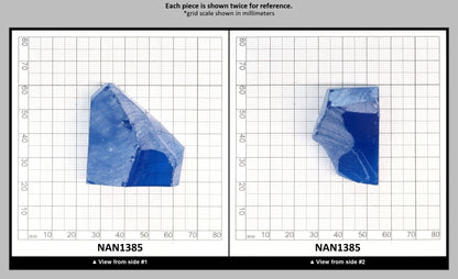Nanosital Simulated Extra Swiss Topaz Lab Created Faceting Rough for Gem Cutting - #E-257 - Various Sizes : NAN1385