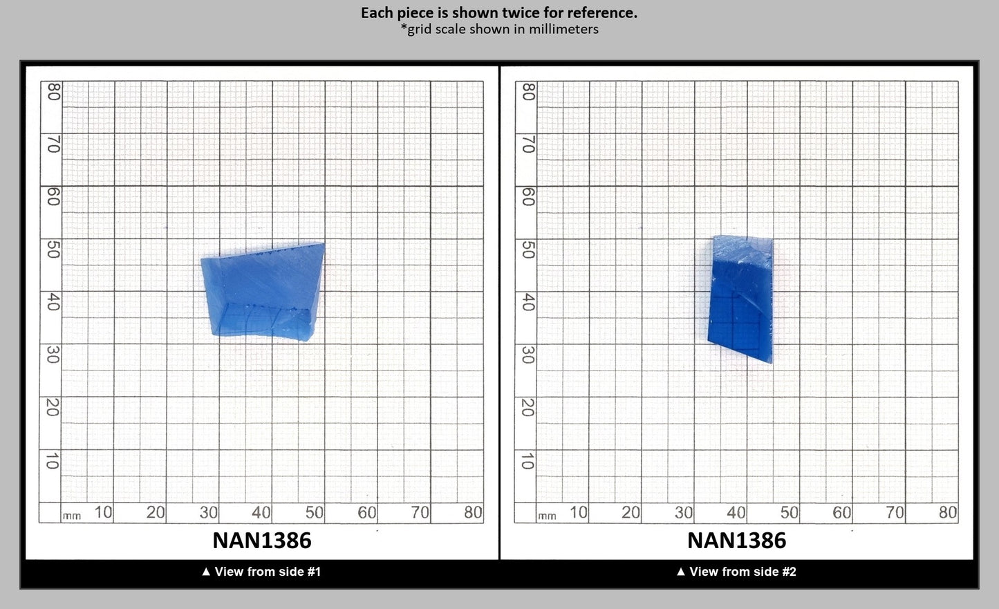 Nanosital Simulated Extra Swiss Topaz Lab Created Faceting Rough for Gem Cutting - #E-257 - Various Sizes : NAN1386