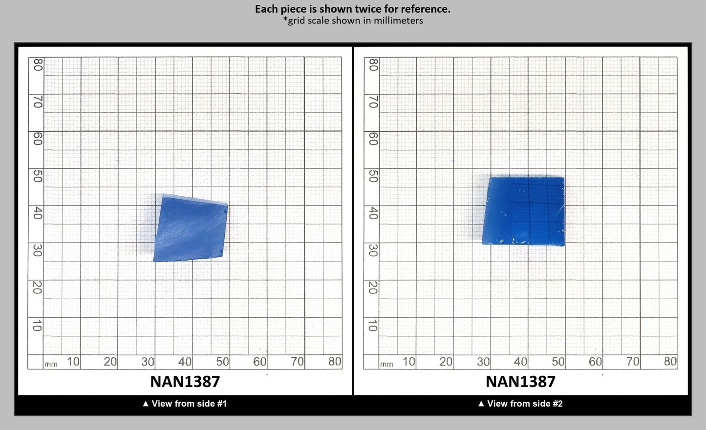 Nanosital Simulated Extra Swiss Topaz Lab Created Faceting Rough for Gem Cutting - #E-257 - Various Sizes : NAN1387