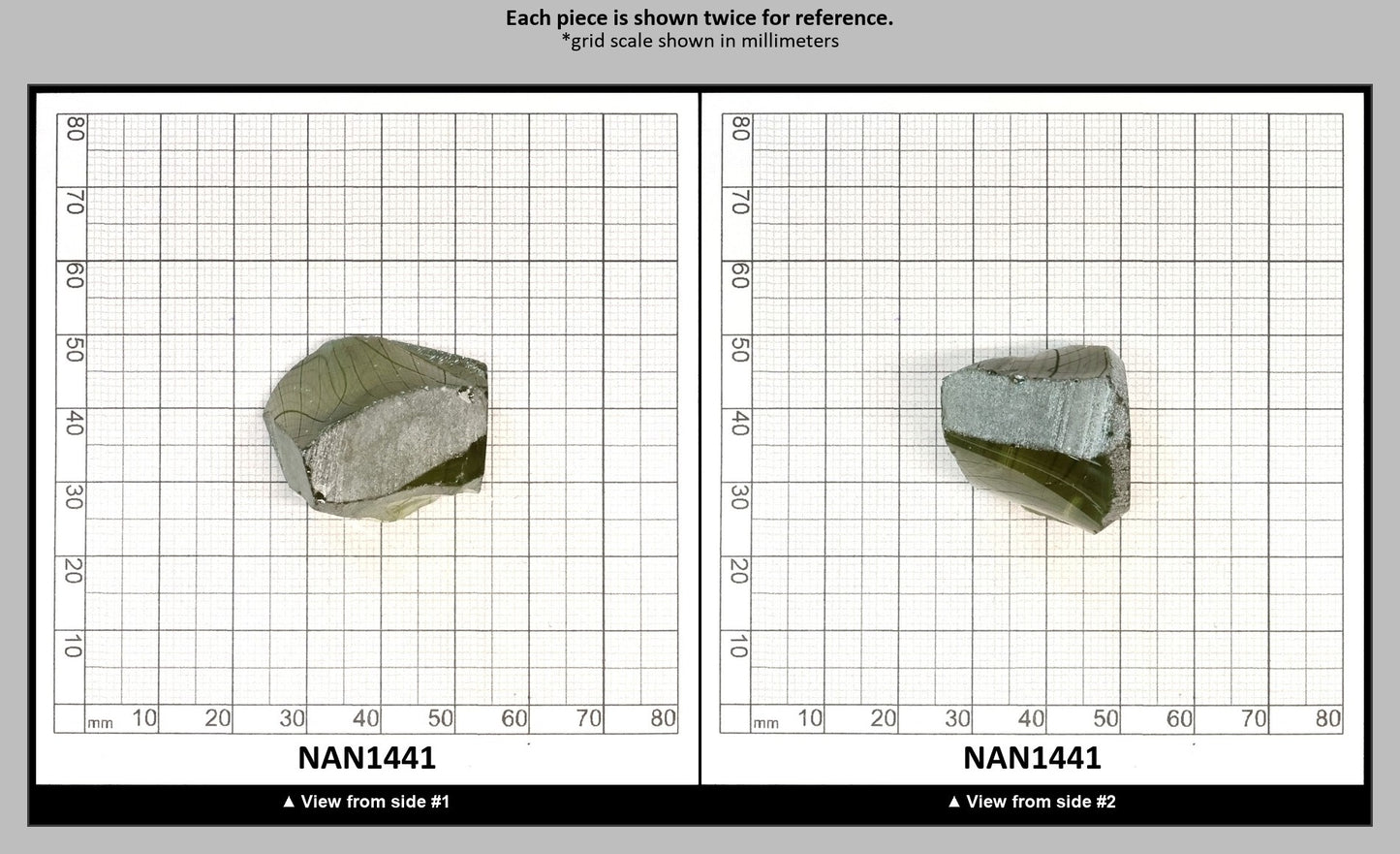 Nanosital Simulated Peridot Lab Created Faceting Rough for Gem Cutting - #14 - Various Sizes : NAN1441