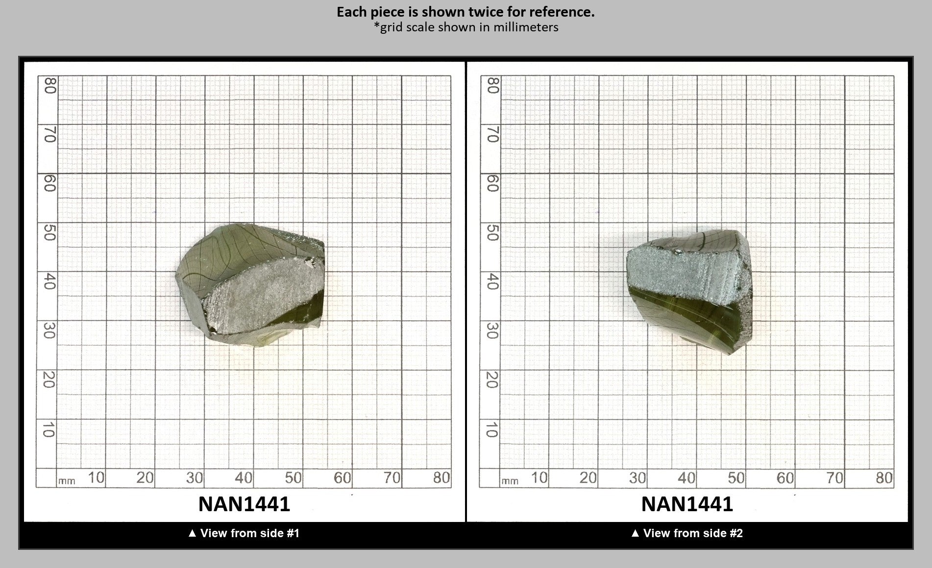 Nanosital Simulated Peridot Lab Created Faceting Rough for Gem Cutting - #14 - Various Sizes : NAN1441