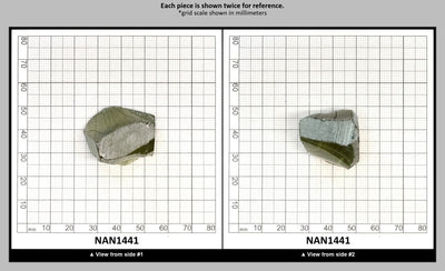 Nanosital Simulated Peridot Lab Created Faceting Rough for Gem Cutting - #14 - Various Sizes : NAN1441