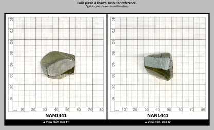 Nanosital Simulated Peridot Lab Created Faceting Rough for Gem Cutting - #14 - Various Sizes : NAN1441