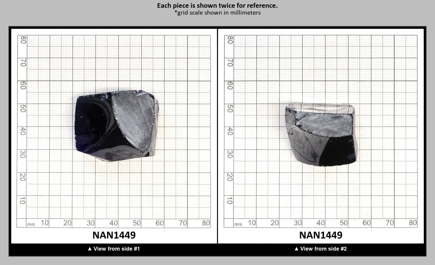 Nanosital Simulated Dark Blue Sapphire Lab Created Faceting Rough for Gem Cutting - #30 - Various Sizes : NAN1449
