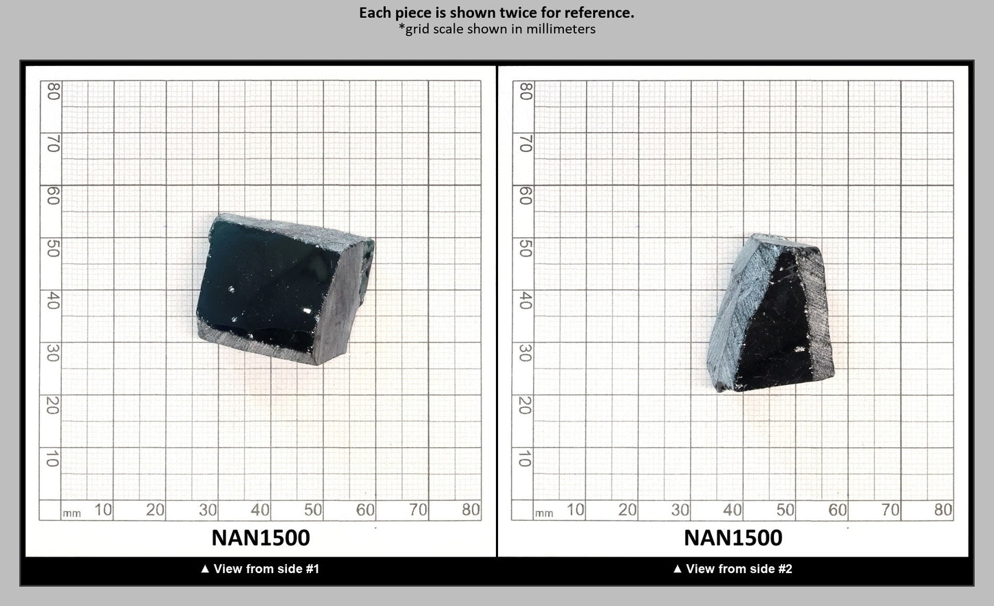 Nanosital Simulated Color Changing Lab Created Faceting Rough for Gem Cutting - #E-158 - Various Sizes : NAN1500