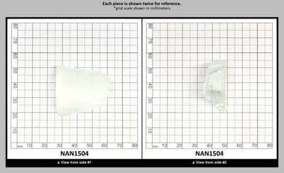 UV Reactive Nanosital #E-272 Lab Created Faceting Rough for Gem Cutting - Various Sizes : NAN1504