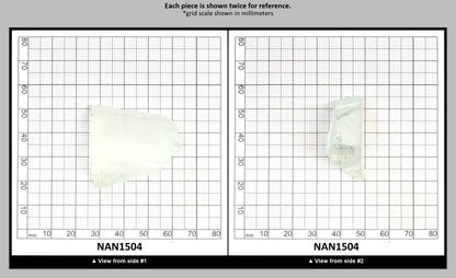UV Reactive Nanosital #E-272 Lab Created Faceting Rough for Gem Cutting - Various Sizes : NAN1504