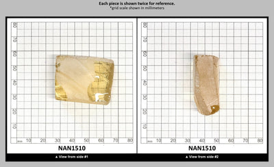 UV Reactive Nanosital #E-275 Lab Created Faceting Rough for Gem Cutting - Various Sizes : NAN1510