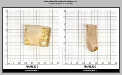 UV Reactive Nanosital #E-275 Lab Created Faceting Rough for Gem Cutting - Various Sizes : NAN1510