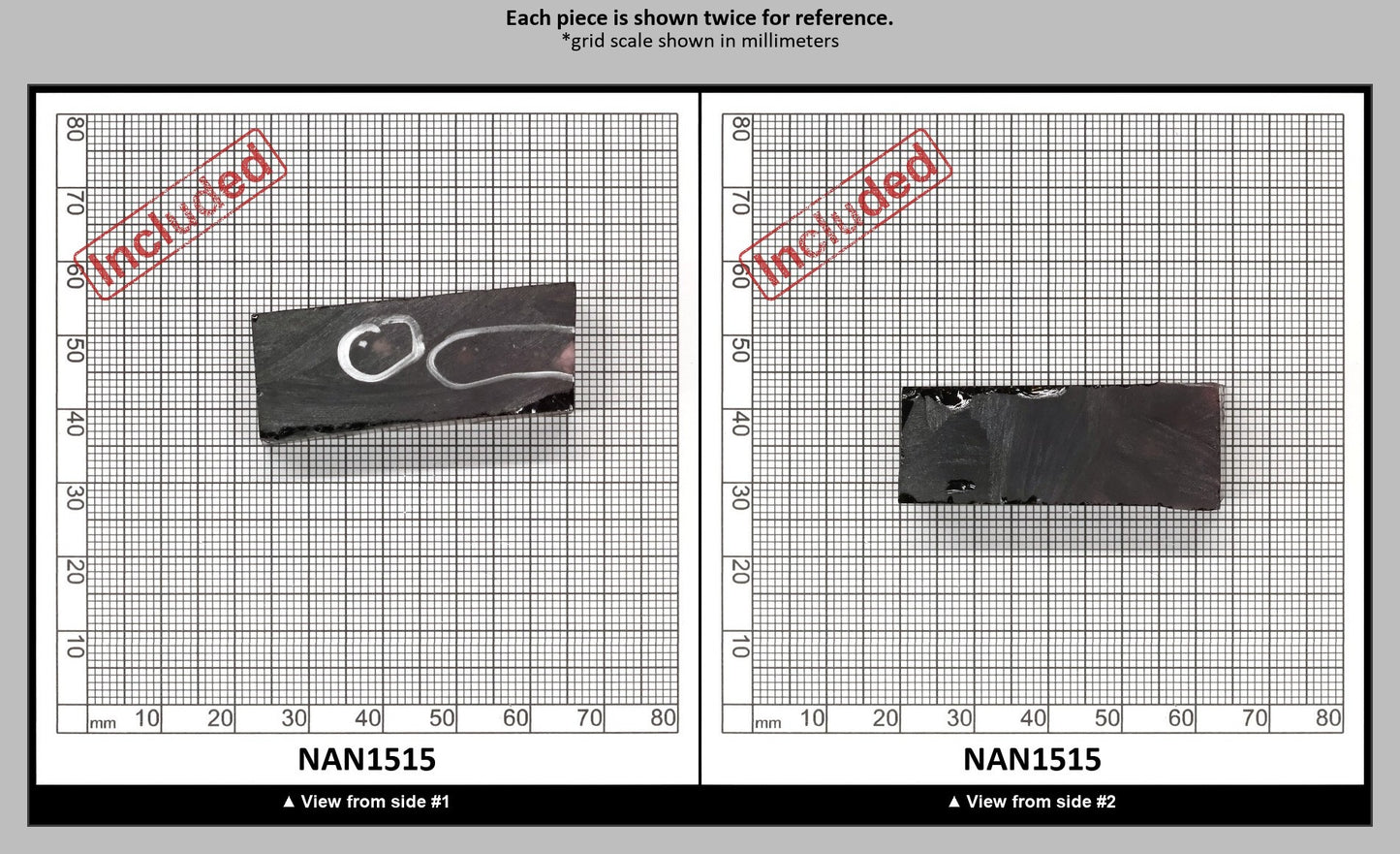 Nanosital Simulated Watermelon Tourmaline (New Style)  Lab Created Faceting Rough for Gem Cutting -Various Sizes : NAN1515
