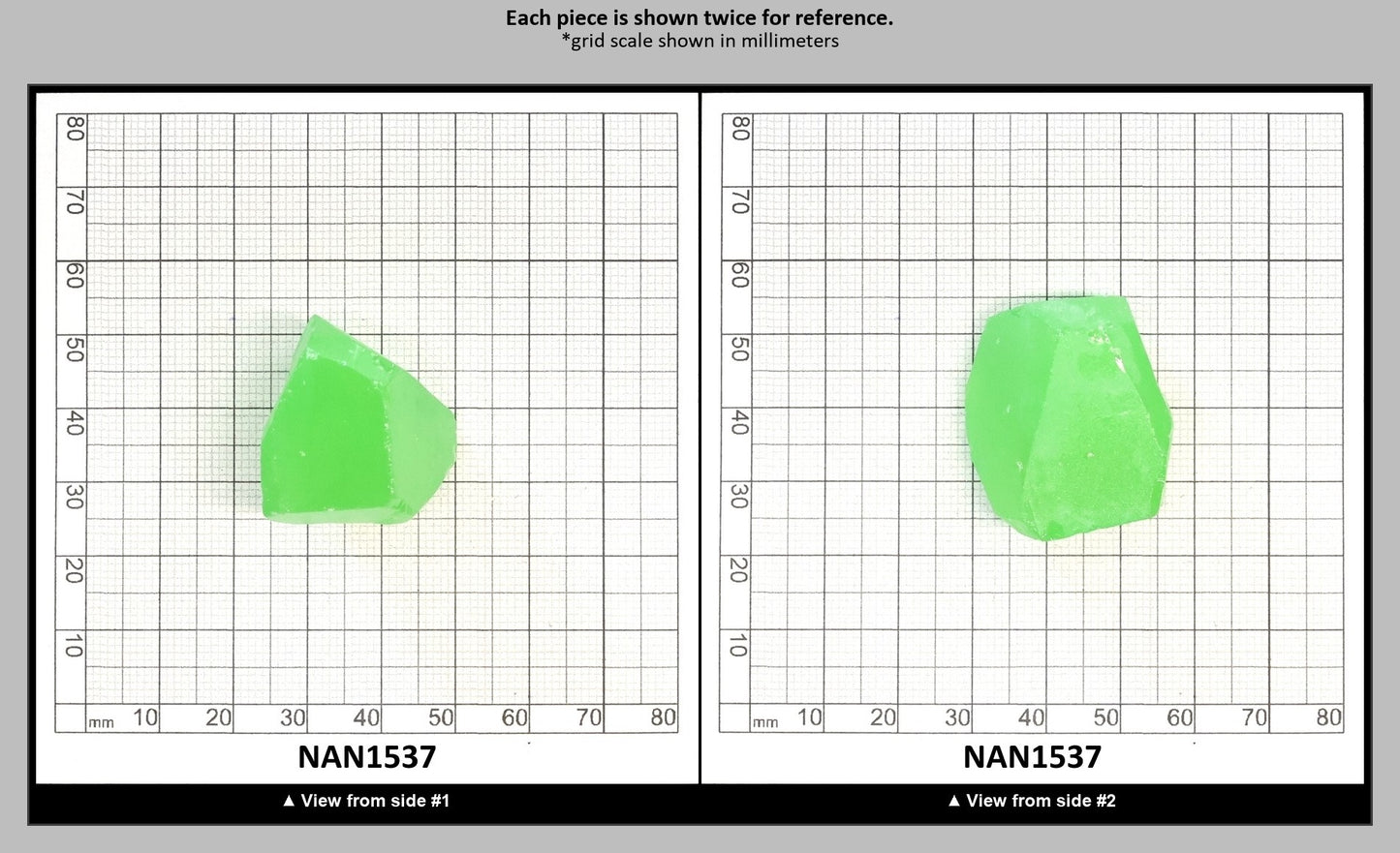 Nanosital Simulated Light Kryptonite Opal Lab Created Faceting Rough for Gem Cutting - #0011/1 - Various Sizes : NAN1537