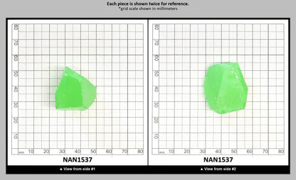 Nanosital Simulated Light Kryptonite Opal Lab Created Faceting Rough for Gem Cutting - #0011/1 - Various Sizes : NAN1537
