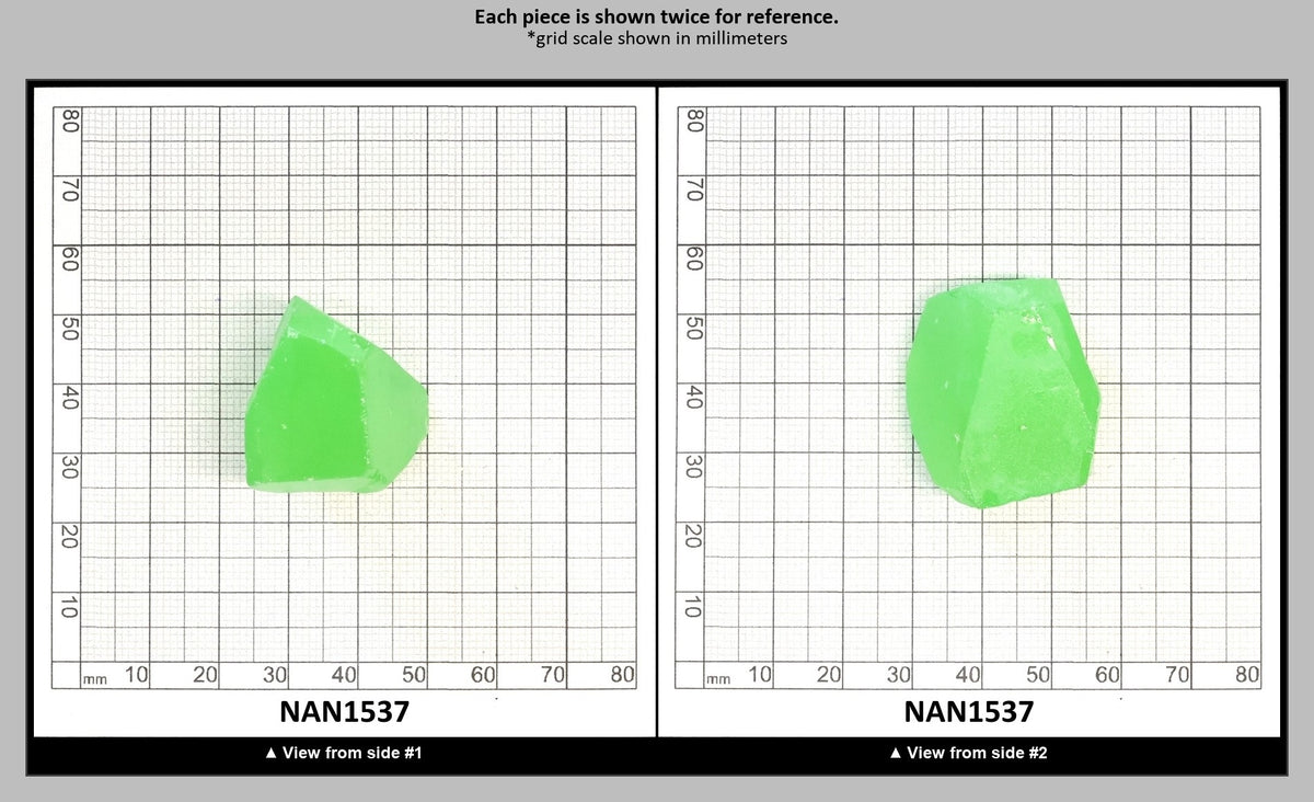 Nanosital Simulated Light Kryptonite Opal Lab Created Faceting Rough for Gem Cutting - #0011/1 - Various Sizes : NAN1537