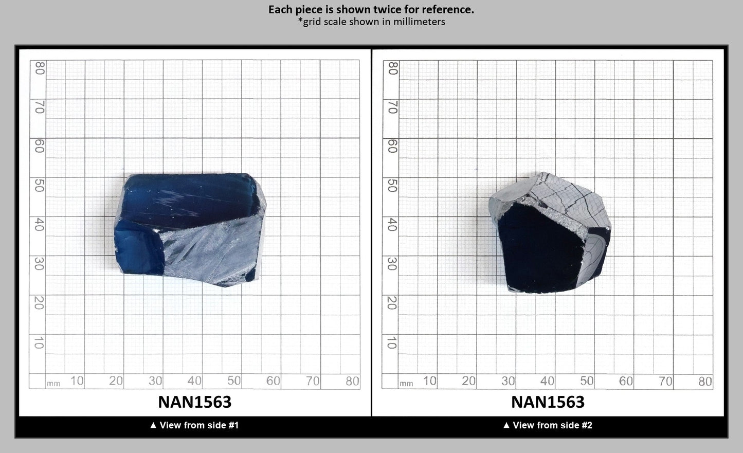 Nanosital Simulated Sky Blue Topaz Lab Created Faceting Rough for Gem Cutting - #A-111 - Various Sizes : NAN1563