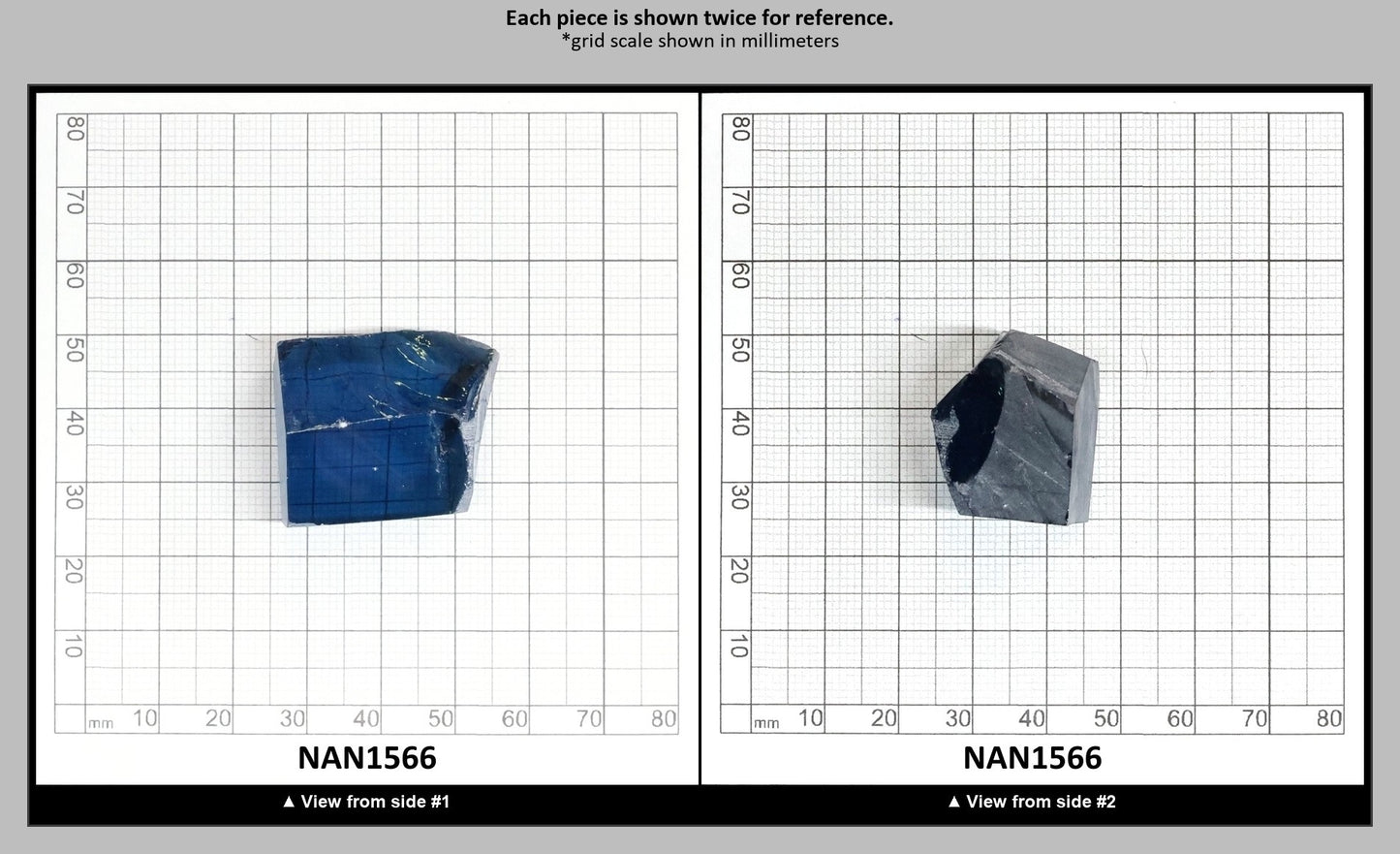 Nanosital Simulated Sky Blue Topaz Lab Created Faceting Rough for Gem Cutting - #A-111 - Various Sizes : NAN1566