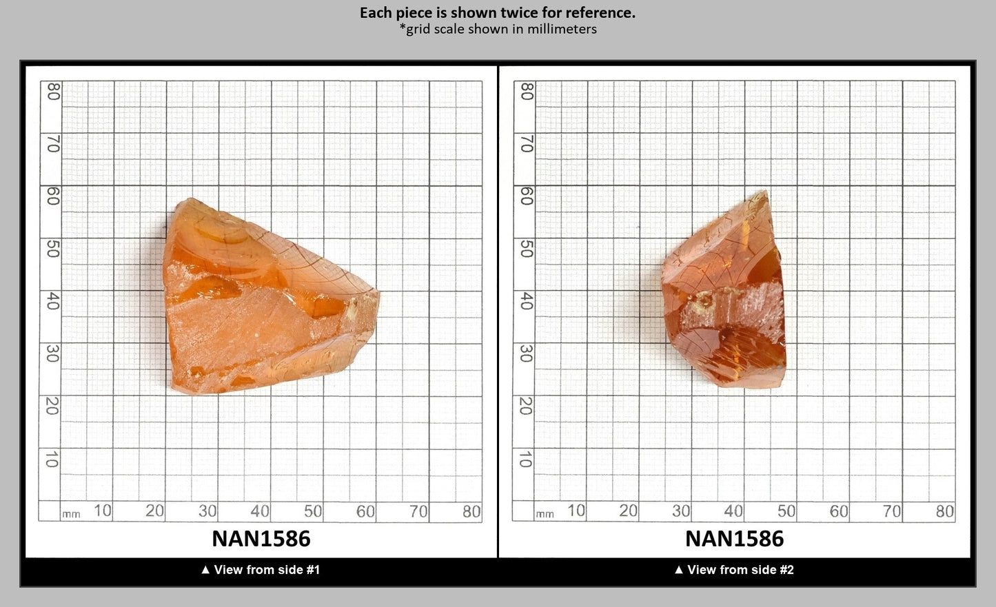 Nanosital Simulated Yellow Sapphire Lab Created Faceting Rough for Gem Cutting - #A-1702 - Various Sizes : NAN1586