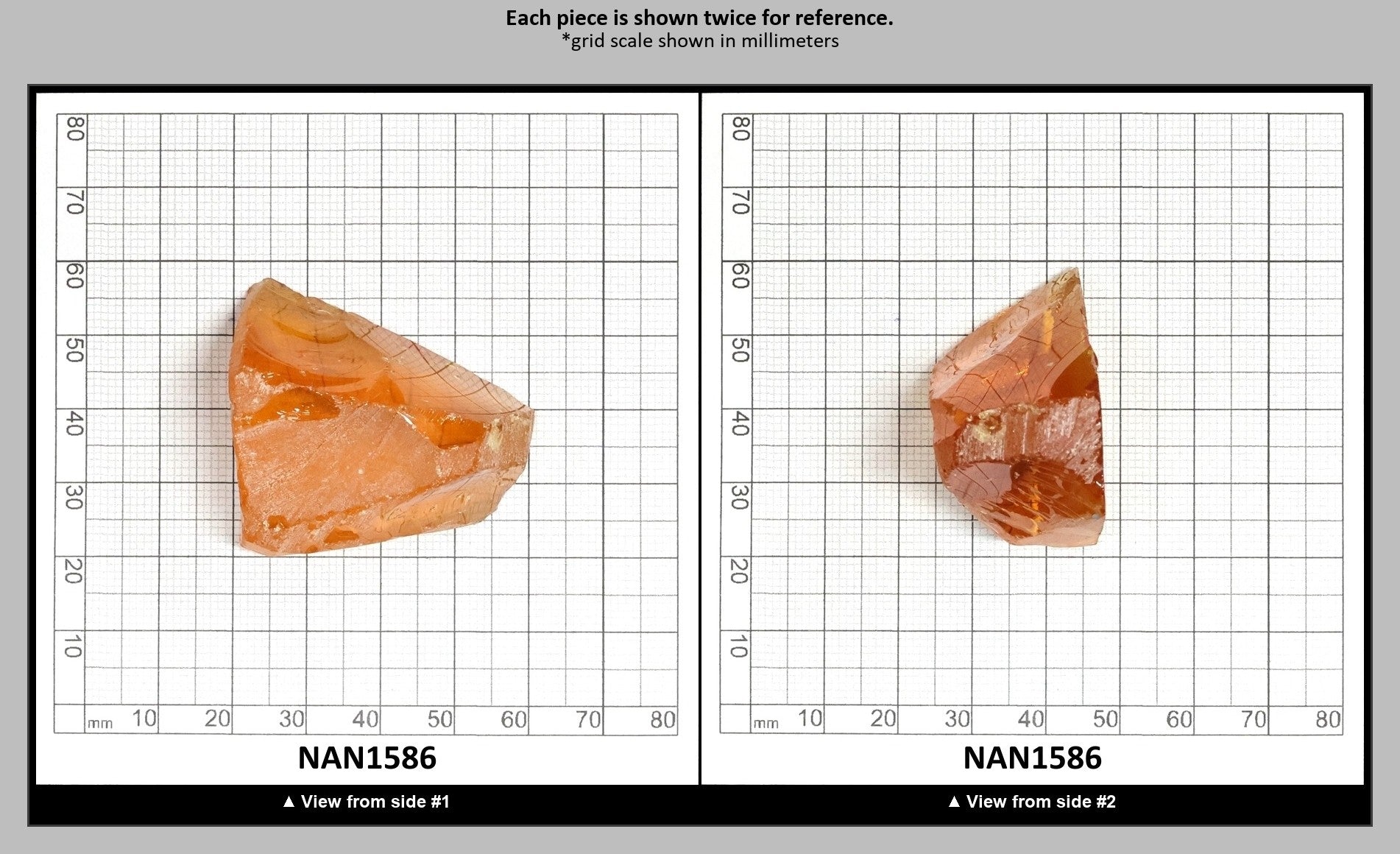Nanosital Simulated Yellow Sapphire Lab Created Faceting Rough for Gem Cutting - #A-1702 - Various Sizes : NAN1586