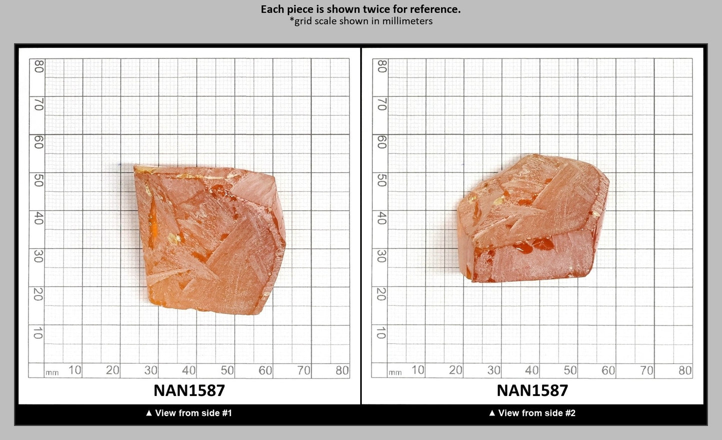 Nanosital Simulated Yellow Sapphire Lab Created Faceting Rough for Gem Cutting - #A-1702 - Various Sizes : NAN1587