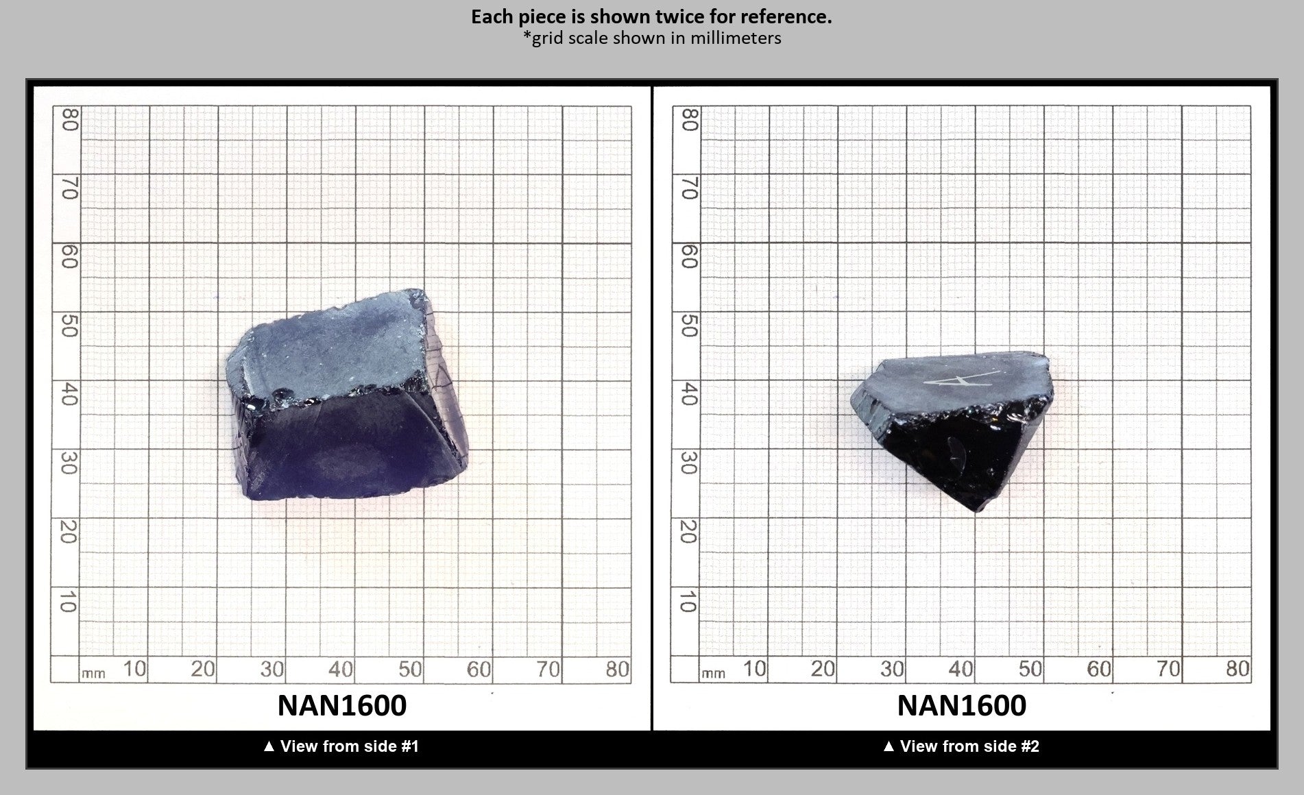 Nanosital Simulated Medium Blue Sapphire Lab Created Faceting Rough for Gem Cutting - #A-597 - Various Sizes : NAN1600
