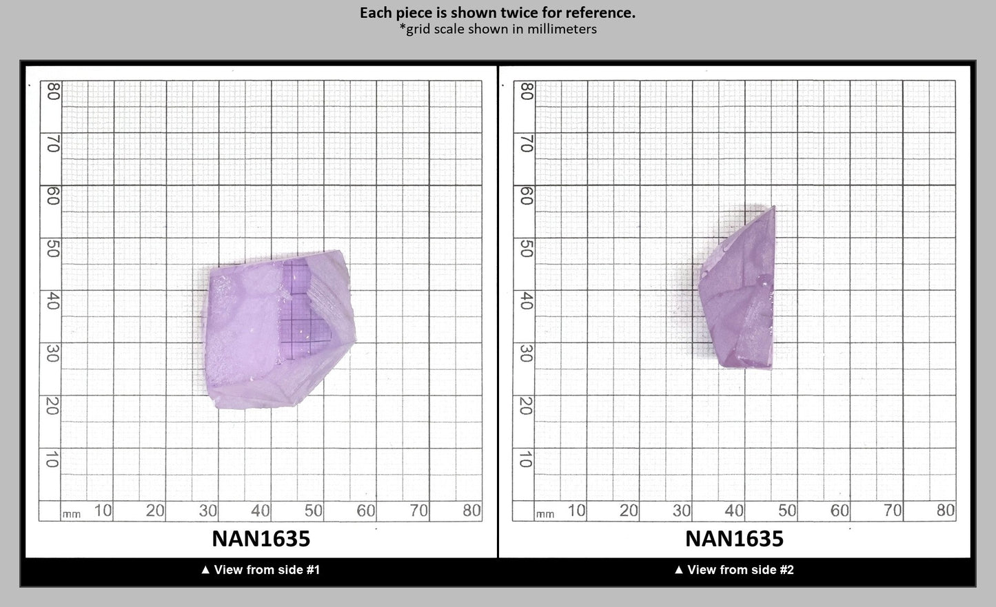 UV Reactive Nanosital #E-273 Lab Created Faceting Rough for Gem Cutting - Various Sizes : NAN1635