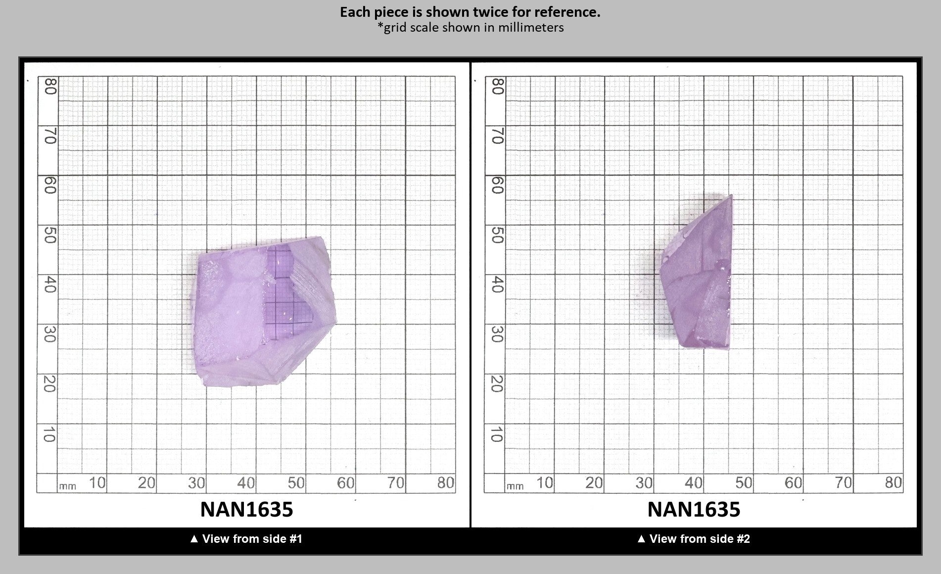 UV Reactive Nanosital #E-273 Lab Created Faceting Rough for Gem Cutting - Various Sizes : NAN1635