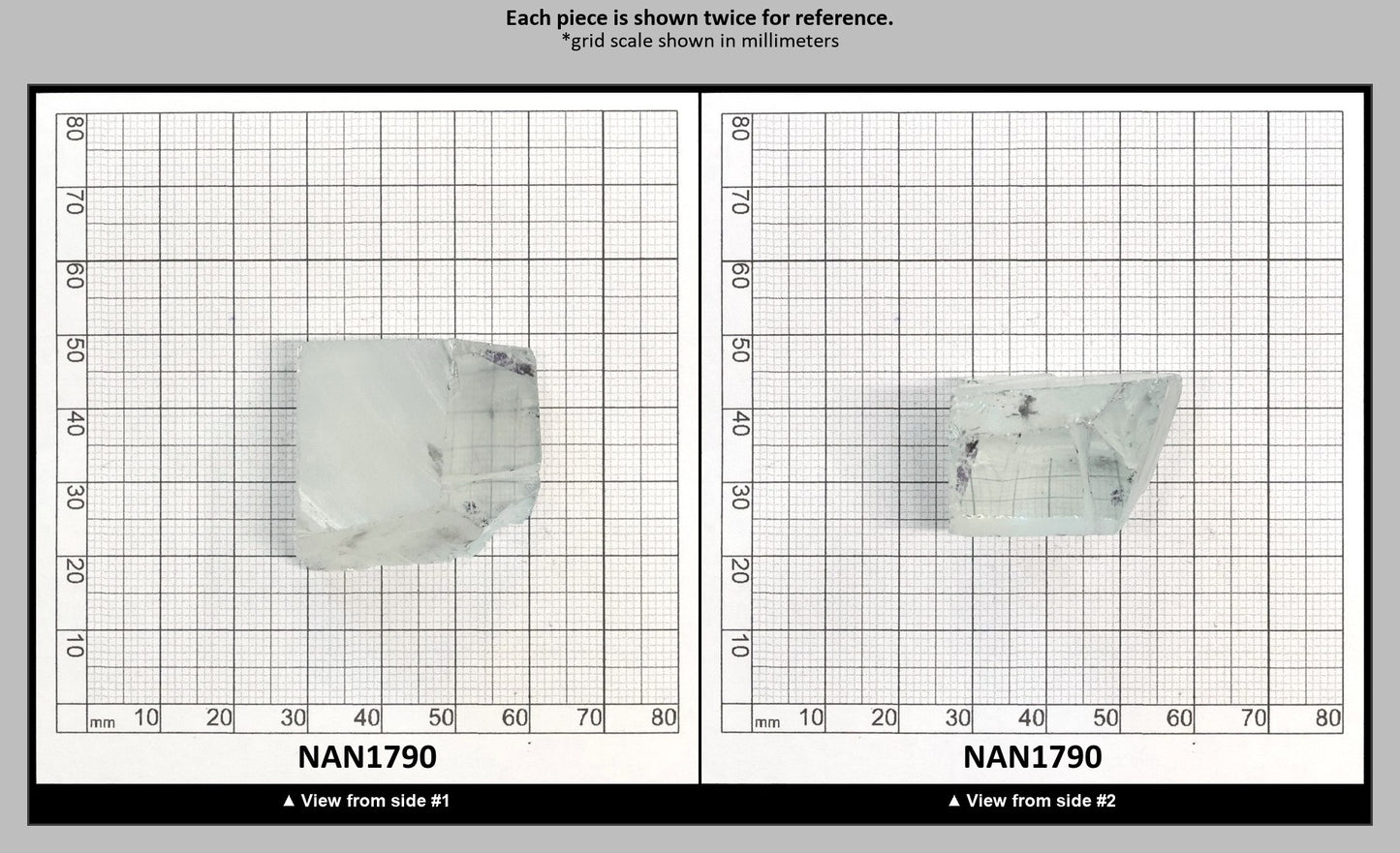 UV Reactive Nanosital #E-272 Lab Created Faceting Rough for Gem Cutting - Various Sizes : NAN1790
