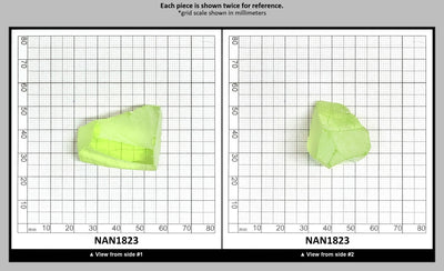 UV Reactive Nanosital #E-274 Lab Created Faceting Rough for Gem Cutting - Various Sizes : NAN1823