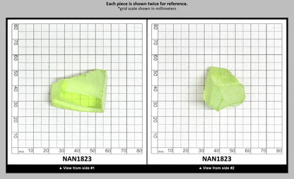 UV Reactive Nanosital #E-274 Lab Created Faceting Rough for Gem Cutting - Various Sizes : NAN1823
