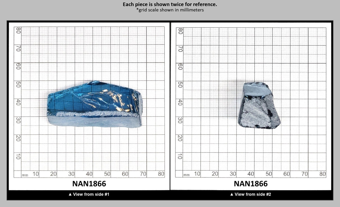 Nanosital Simulated Sky Blue Topaz Lab Created Faceting Rough for Gem Cutting - #A-111 - Various Sizes : NAN1866