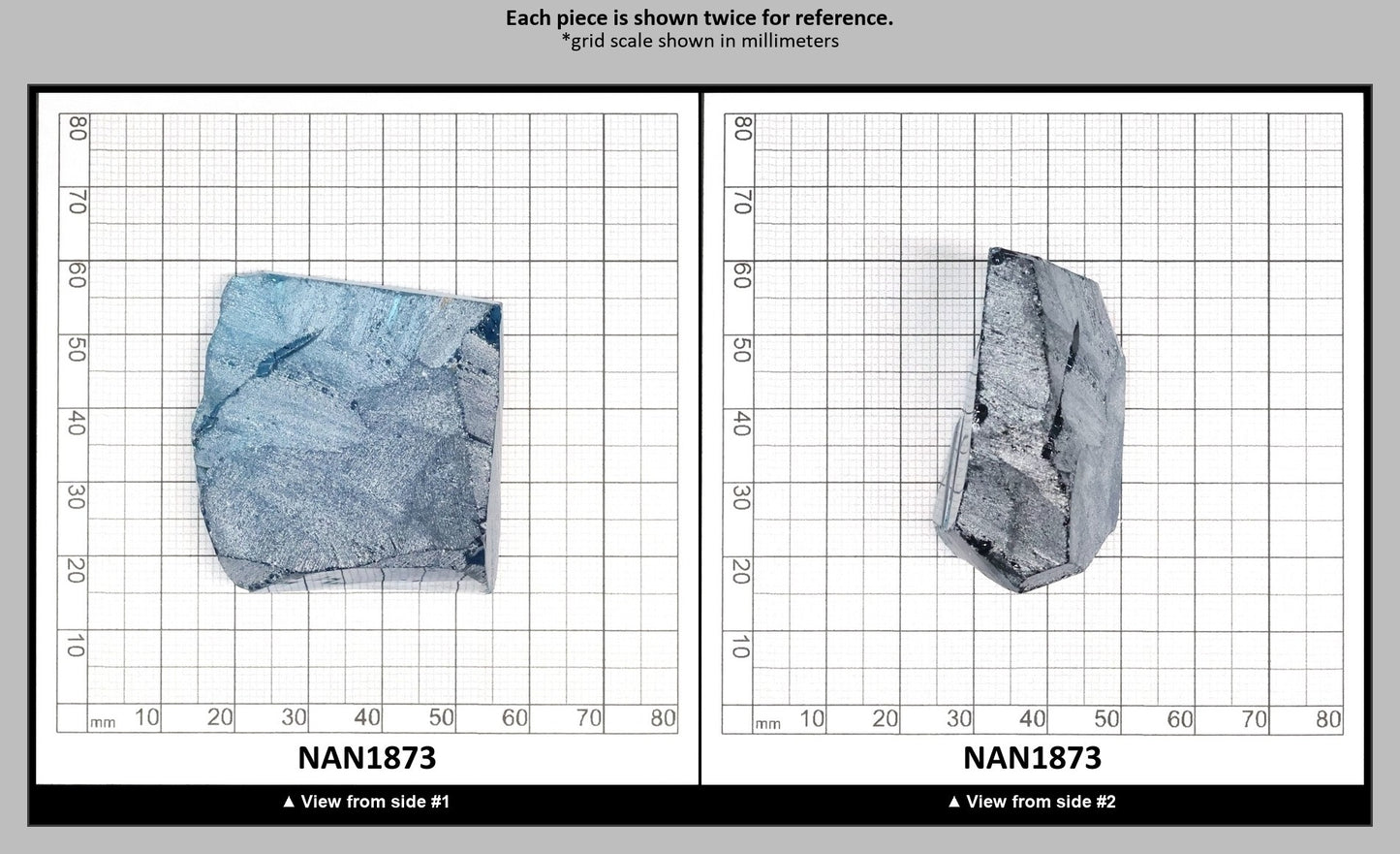 Nanosital Simulated Sky Blue Topaz Lab Created Faceting Rough for Gem Cutting - #A-111 - Various Sizes : NAN1873