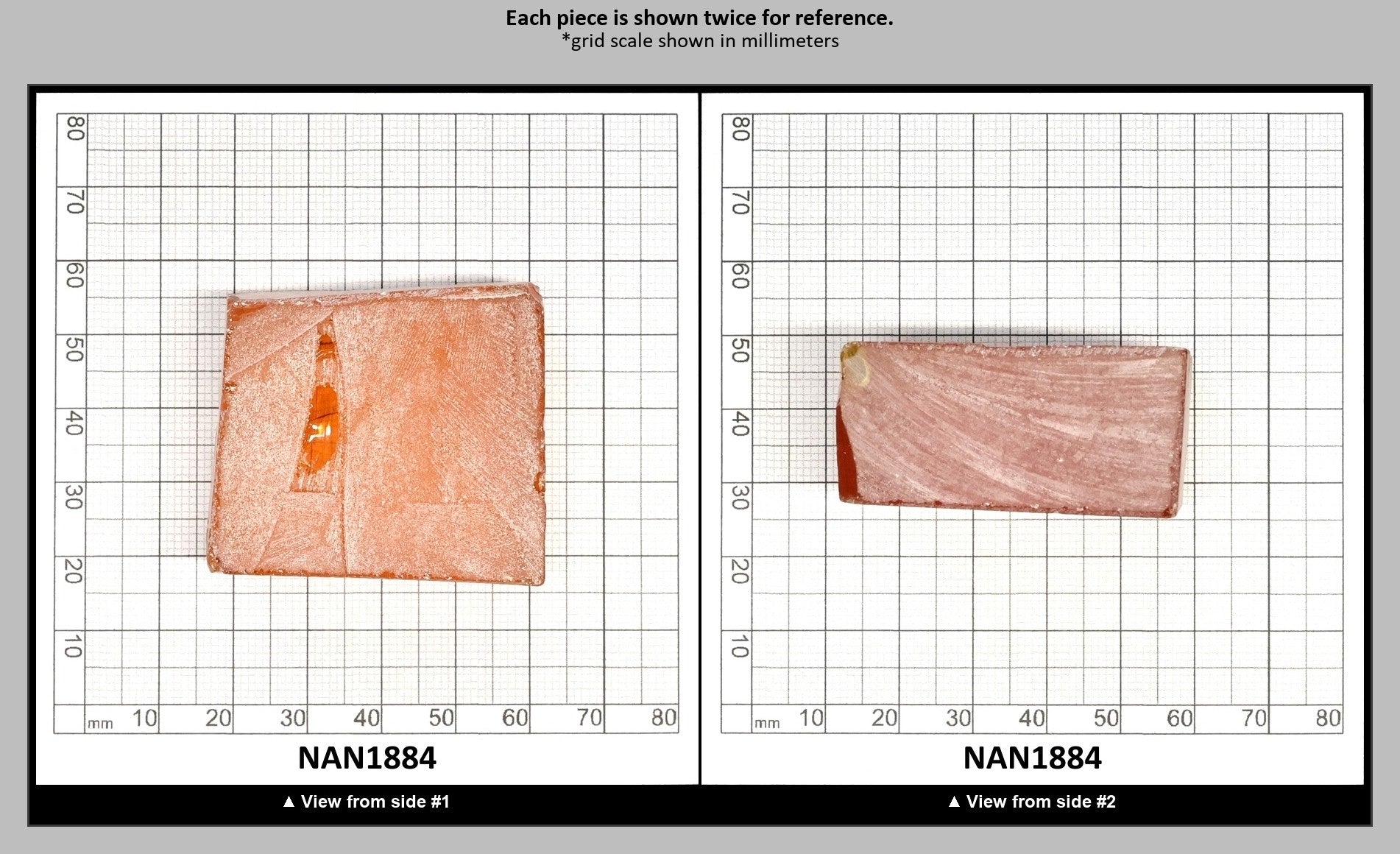 Nanosital Simulated Yellow Sapphire Lab Created Faceting Rough for Gem Cutting - #A-1702 - Various Sizes : NAN1884