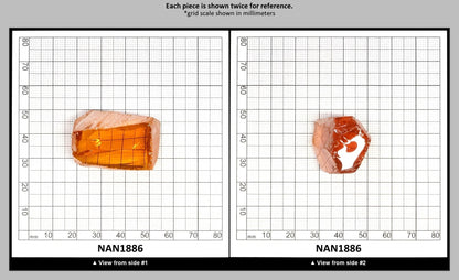 Nanosital Simulated Yellow Sapphire Lab Created Faceting Rough for Gem Cutting - #A-1702 - Various Sizes : NAN1886