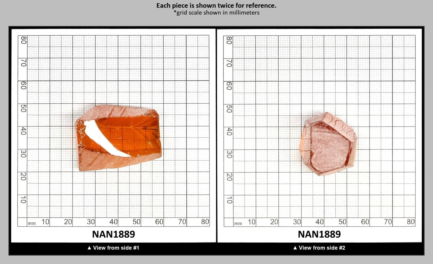 Nanosital Simulated Yellow Sapphire Lab Created Faceting Rough for Gem Cutting - #A-1702 - Various Sizes : NAN1889