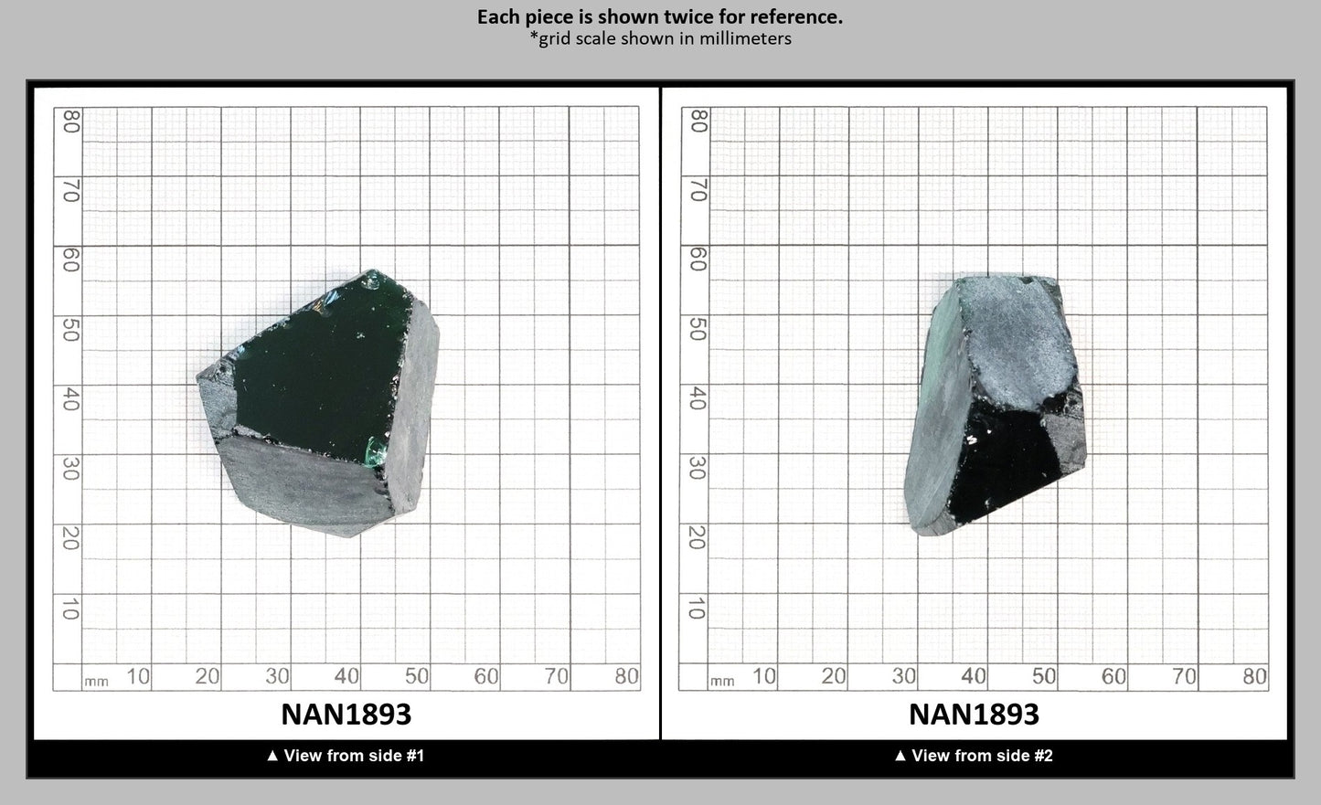 Nanosital Simulated Demantoid Lab Created Faceting Rough for Gem Cutting - #A-2092 - Various Sizes : NAN1893