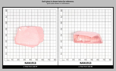 UV Reactive Nanosital #E-271  Lab Created Faceting Rough for Gem Cutting - Various Sizes : NAN1913
