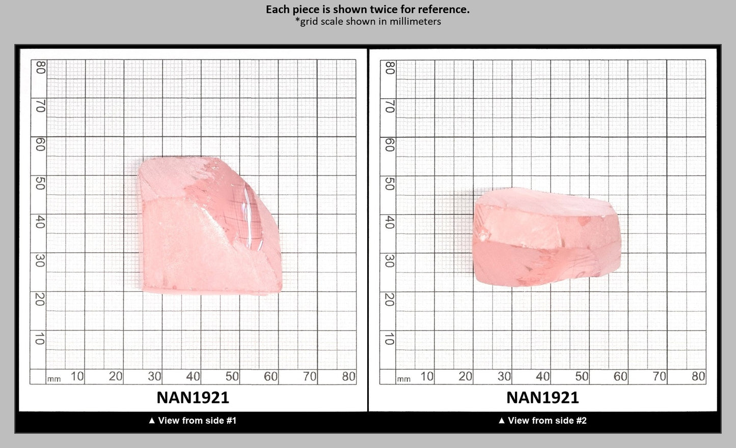 UV Reactive Nanosital #E-271  Lab Created Faceting Rough for Gem Cutting - Various Sizes : NAN1921