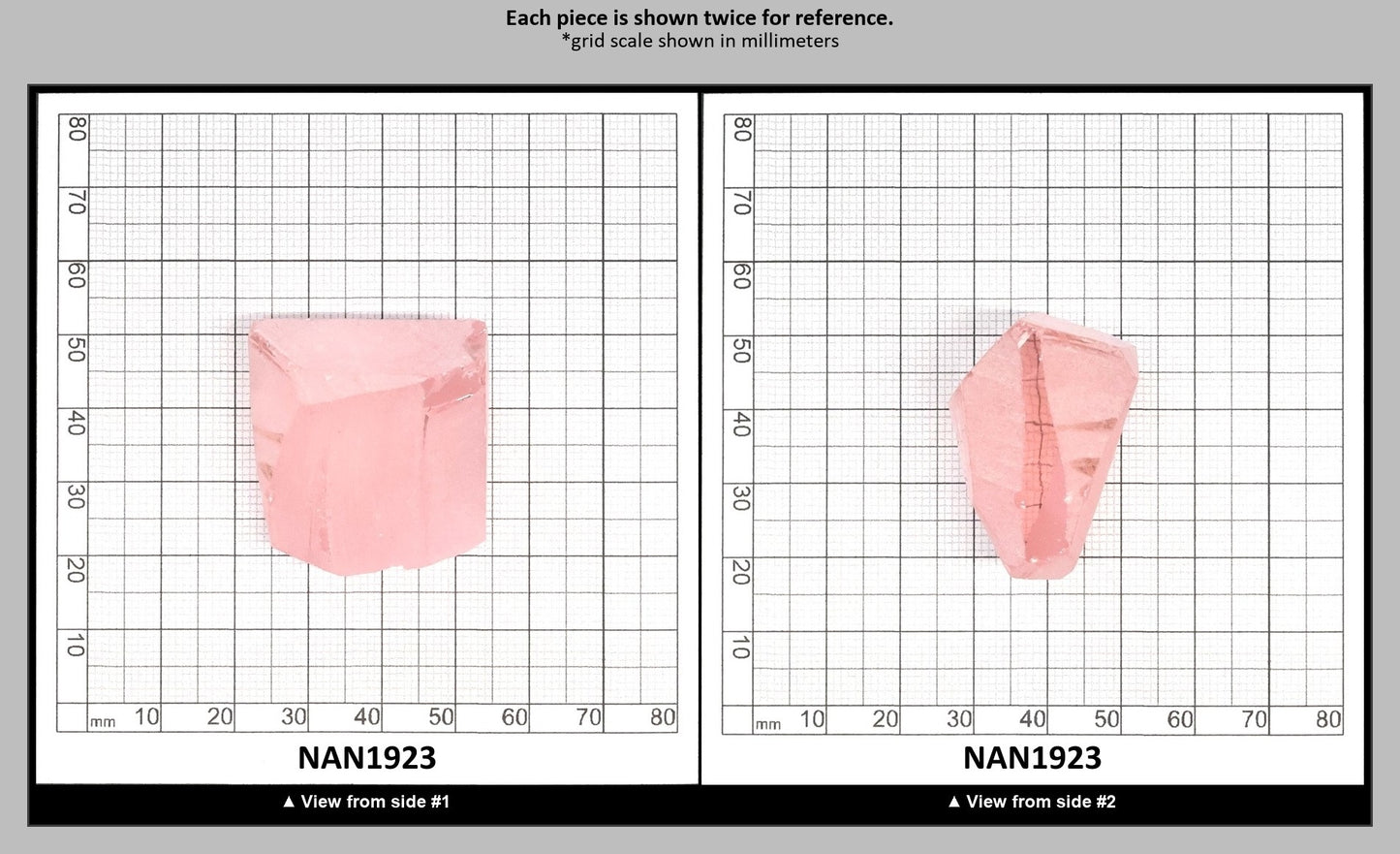UV Reactive Nanosital #E-271  Lab Created Faceting Rough for Gem Cutting - Various Sizes : NAN1923