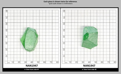 Nanosital Simulated Color Changing Lab Created Faceting Rough for Gem Cutting - #B-1719 - Various Sizes : NAN1947