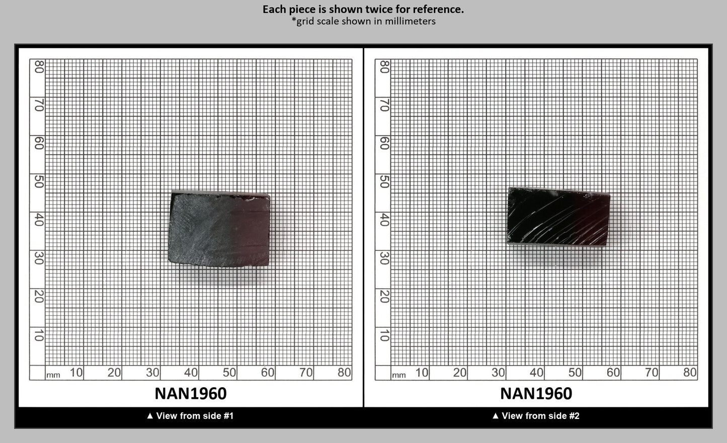 Nanosital Simulated Watermelon Tourmaline (New Style)  Lab Created Faceting Rough for Gem Cutting -Various Sizes : NAN1960