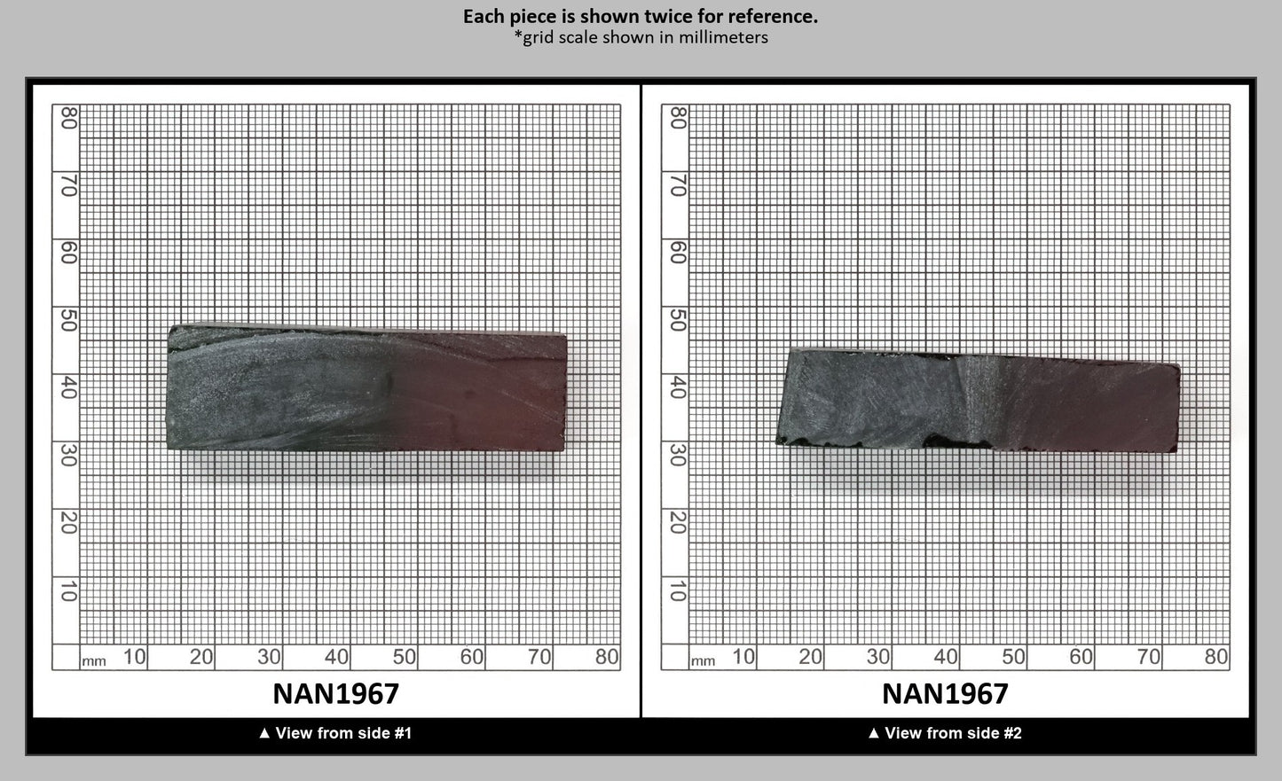 Nanosital Simulated Watermelon Tourmaline (New Style)  Lab Created Faceting Rough for Gem Cutting -Various Sizes : NAN1967