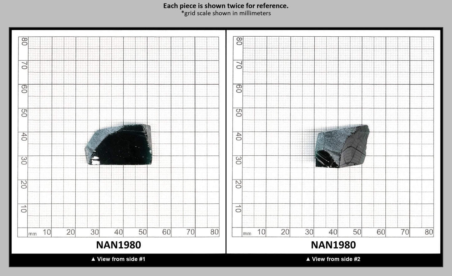 Nanosital Simulated Dark Green Tourmaline Lab Created Faceting Rough for Gem Cutting - #21 - Various Sizes : NAN1980