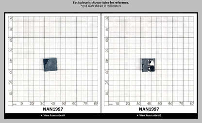 Nanosital Simulated Medium London Blue Topaz Lab Created Faceting Rough for Gem Cutting - #46 - Various Sizes : NAN1997