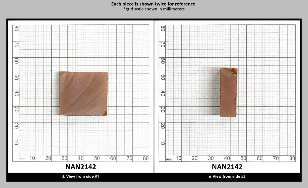 Nanosital Simulated Sweet Dreams Honey Opal Lab Created Faceting Rough for Gem Cutting - #500- Various Sizes : NAN2142