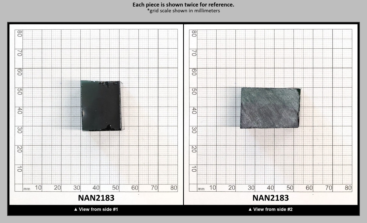 Nanosital Simulated Bi-Color Lab Created Faceting Rough for Gem Cutting - Dark Green-Very Dark Blue - Various Sizes : NAN2183
