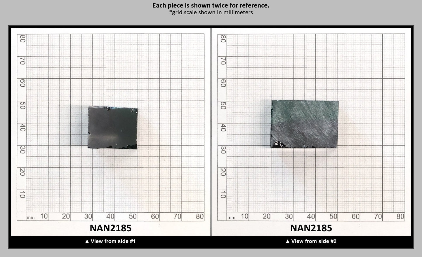 Nanosital Simulated Bi-Color Lab Created Faceting Rough for Gem Cutting - Dark Green-Very Dark Blue - Various Sizes : NAN2185
