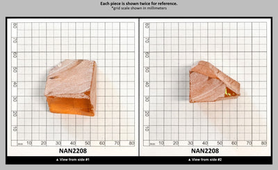 Nanosital Simulated Color Changing Lab Created Faceting Rough for Gem Cutting - #A-2402 - Various Sizes : NAN2208
