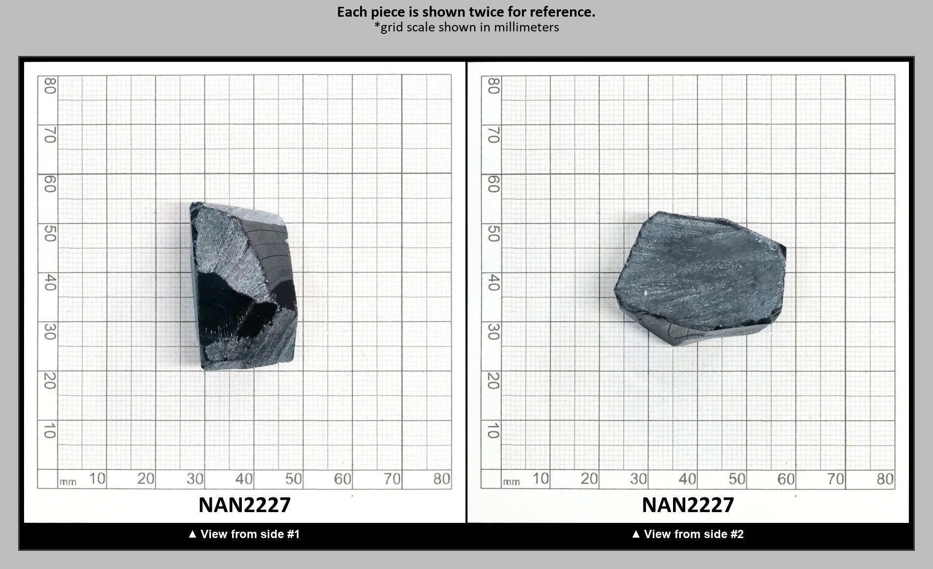 Nanosital Simulated Dark Arctic Blue Lab Created Faceting Rough for Gem Cutting - #C-206 - Various Sizes : NAN2227