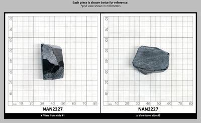 Nanosital Simulated Dark Arctic Blue Lab Created Faceting Rough for Gem Cutting - #C-206 - Various Sizes : NAN2227
